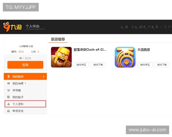 九游账号个人中心登录成功后如何管理和查看个人资料